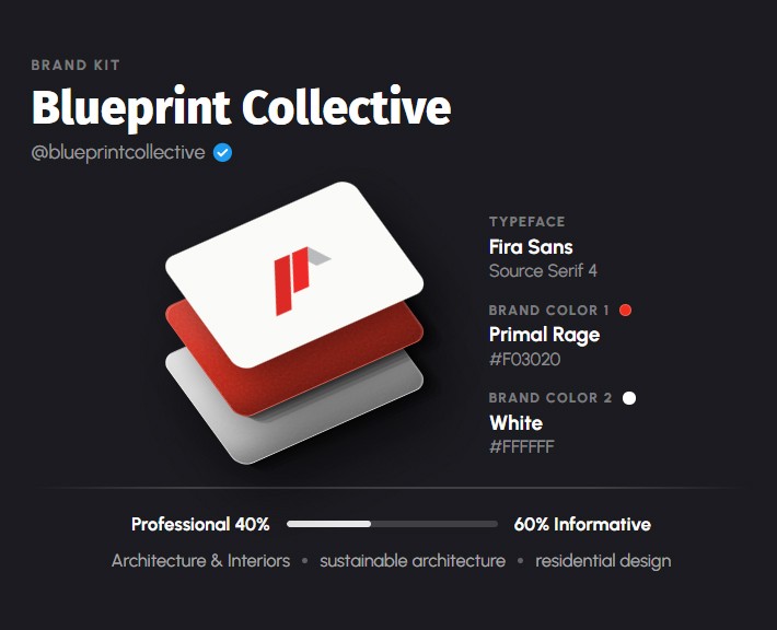 A brand kit made in Posticle